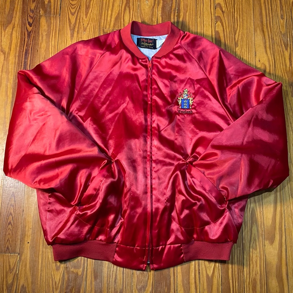Vintage Pla-Jac by Dunbrooke England Bomber Jacket XL